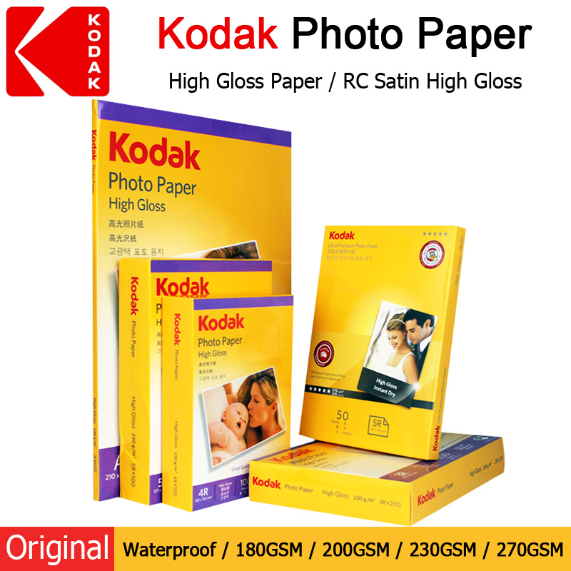 <span style=''>[해외]기존 Kodak 인화지 6 Inch 5/7inch A4 고광택 사진 특수 용지 4R..</span>